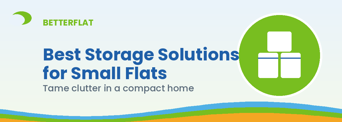 Illustration: best storage solutions small flats — BetterFlat